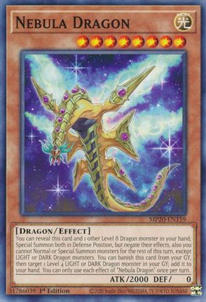 Nebula Dragon (Common / Short Print) [MP20-EN159] 1st Edition