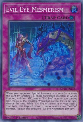 Evil Eye Mesmerism (Super Rare) [MP20-EN243] 1st Edition