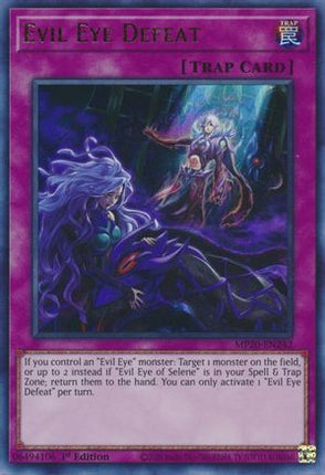 Evil Eye Defeat (Ultra Rare) [MP20-EN242] 1st Edition