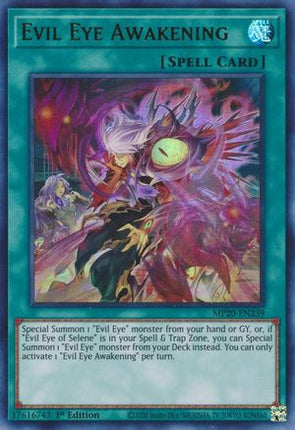 Evil Eye Awakening (Ultra Rare) [MP20-EN239] 1st Edition