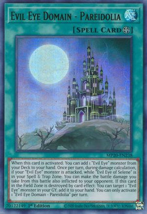 Evil Eye Domain - Pareidolia (Ultra Rare) [MP20-EN238] 1st Edition