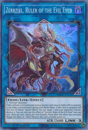 Zerrziel, Ruler of the Evil Eyed (Super Rare) [MP20-EN236] 1st Edition