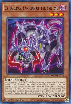 Catoblepas, Familiar of the Evil Eye (Common / Short Print) [MP20-EN234] 1st Edition
