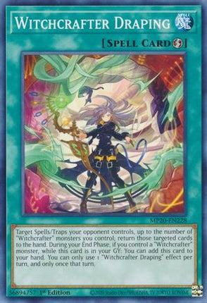 Witchcrafter Draping (Common / Short Print) [MP20-EN228] 1st Edition