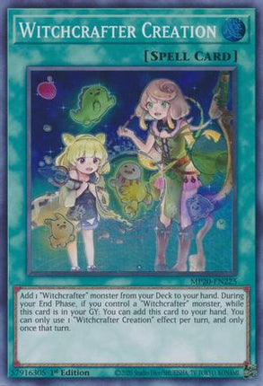 Witchcrafter Creation (Super Rare) [MP20-EN225] 1st Edition