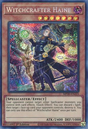 Witchcrafter Haine (Prismatic Secret Rare) [MP20-EN223] 1st Edition