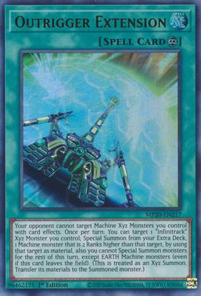 Outrigger Extension (Ultra Rare) [MP20-EN217] 1st Edition