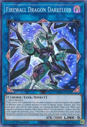 Firewall Dragon Darkfluid (Super Rare) [MP20-EN168] 1st Edition