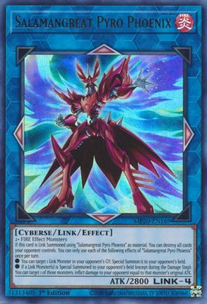 Salamangreat Pyro Phoenix (Ultra Rare) [MP20-EN169] 1st Edition