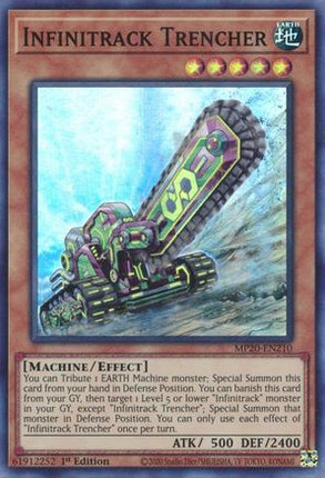Infinitrack Trencher (Super Rare) [MP20-EN210] 1st Edition