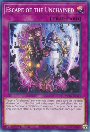 Escape of the Unchained (Common / Short Print) [MP20-EN191] 1st Edition