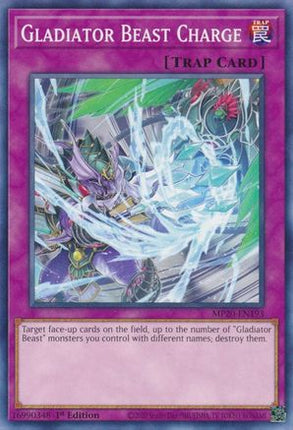 Gladiator Beast Charge (Common / Short Print) [MP20-EN193] 1st Edition