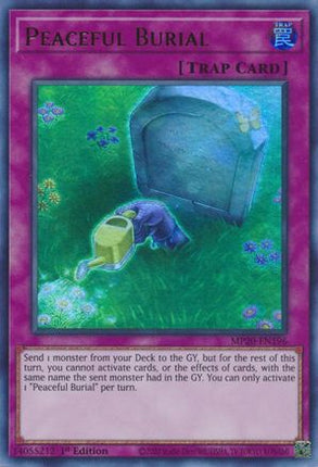 Peaceful Burial (Ultra Rare) [MP20-EN196] 1st Edition