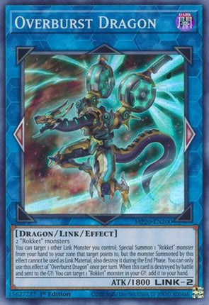 Overburst Dragon (Super Rare) [MP20-EN200] 1st Edition