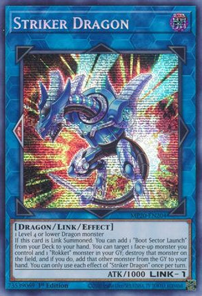 Striker Dragon (Prismatic Secret Rare) [MP20-EN204] 1st Edition