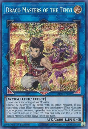 Draco Masters of the Tenyi (Prismatic Secret Rare) [MP20-EN205] 1st Edition
