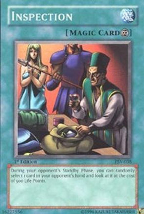 Inspection (Common / Short Print) [PSV-038] Pharaoh's Servant Unlimited