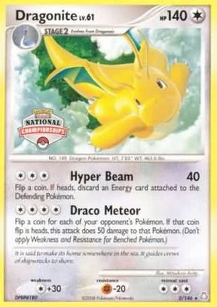 Dragonite - 2/146 (National Championships) [League & Championship Cards]