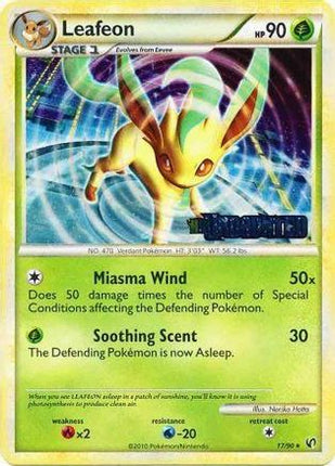 Leafeon - 17/90 (Prerelease) [HGSS Promos] Holofoil
