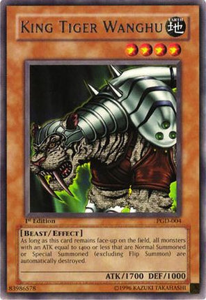 King Tiger Wanghu (Rare) [PGD-004] Pharaonic Guardian 1st Edition