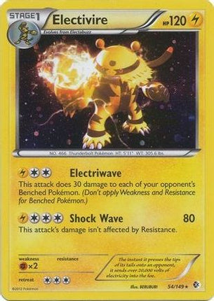 Electivire - 54/149 (Cosmos Holo) [Blister Exclusives] Holofoil