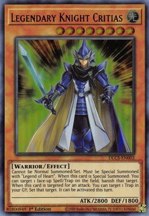 Legendary Knight Critias (Ultra Rare) [DLCS-EN002] 1st Edition
