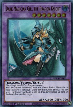 Dark Magician Girl the Dragon Knight (Ultra Rare) [DLCS-EN006] 1st Edition