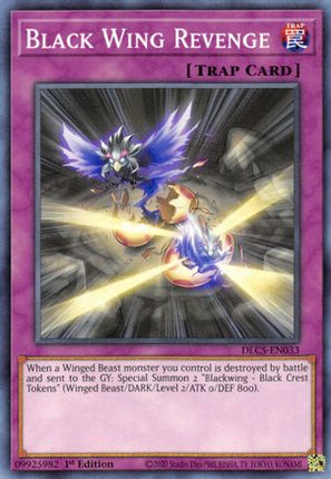 Black Wing Revenge (Common / Short Print) [DLCS-EN033] 1st Edition