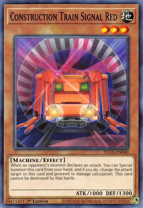 Construction Train Signal Red (Common / Short Print) [DLCS-EN040] 1st Edition