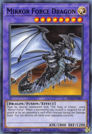 Mirror Force Dragon (Common / Short Print) [DLCS-EN057] 1st Edition