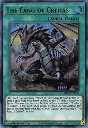 The Fang of Critias (Ultra Rare) [DLCS-EN058] 1st Edition