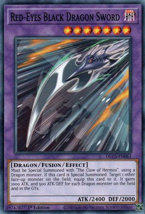 Red-Eyes Black Dragon Sword (Common / Short Print) [DLCS-EN063] 1st Edition
