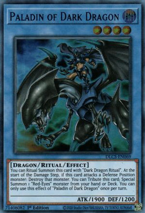Paladin of Dark Dragon (Ultra Rare) [DLCS-EN069] 1st Edition
