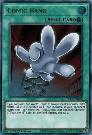 Comic Hand (Ultra Rare) [DLCS-EN077] 1st Edition