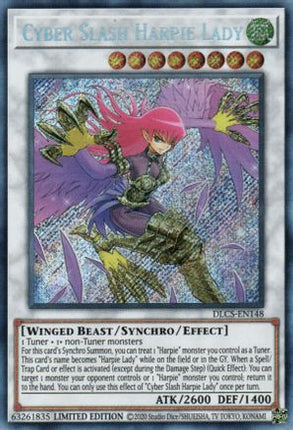 Cyber Slash Harpie Lady [DLCS-EN148] Secret Rare