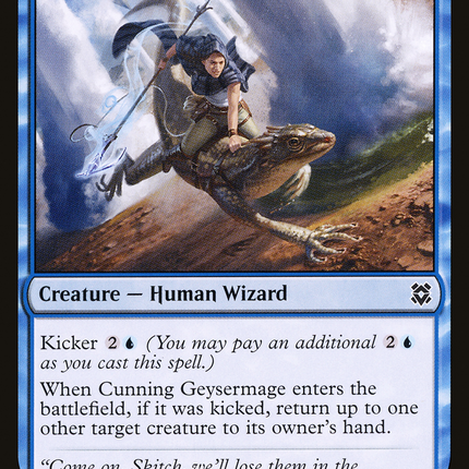 Cunning Geysermage [Zendikar Rising]
