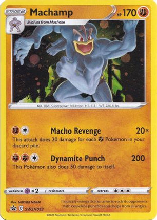 Machamp - SWSH053 - SWSH053/null [SWSH: Sword & Shield Promo Cards] Holofoil