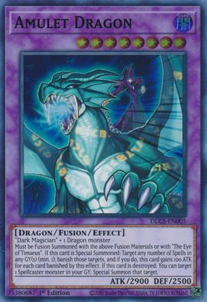Amulet Dragon (Green) (Ultra Rare) [DLCS-EN005] 1st Edition