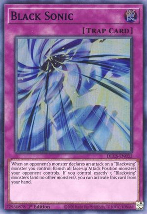 Black Sonic (Blue) (Ultra Rare) [DLCS-EN032] 1st Edition