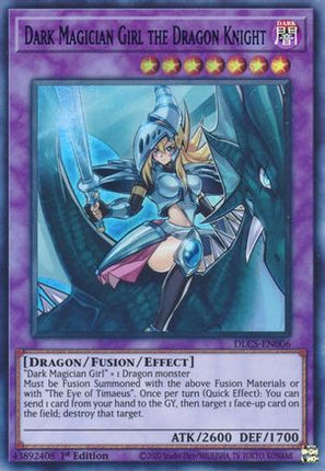 Dark Magician Girl the Dragon Knight (Green) (Ultra Rare) [DLCS-EN006] 1st Edition