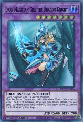 Dark Magician Girl the Dragon Knight (Purple) (Ultra Rare) [DLCS-EN006] 1st Edition