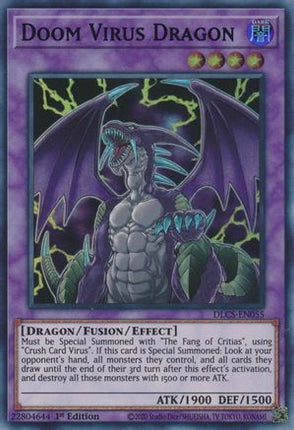 Doom Virus Dragon (Green) (Ultra Rare) [DLCS-EN055] 1st Edition