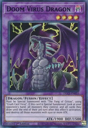 Doom Virus Dragon (Purple) (Ultra Rare) [DLCS-EN055] 1st Edition