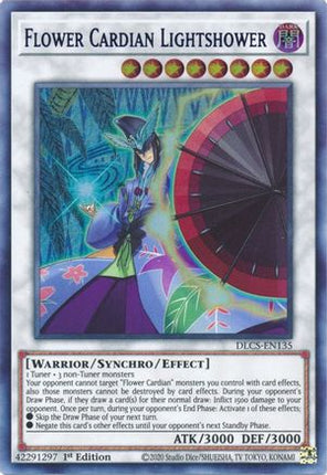 Flower Cardian Lightshower (Blue) (Ultra Rare) [DLCS-EN135] 1st Edition