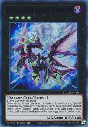 Galaxy Stealth Dragon (Green) (Ultra Rare) [DLCS-EN126] 1st Edition