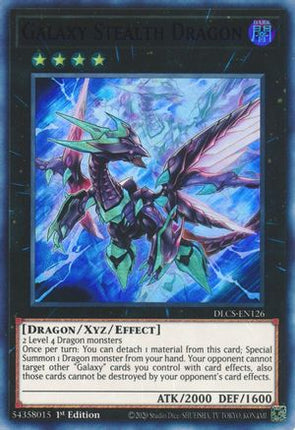 Galaxy Stealth Dragon (Purple) (Ultra Rare) [DLCS-EN126] 1st Edition