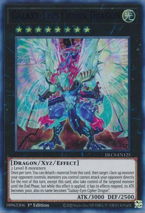 Galaxy-Eyes Cipher Dragon (Blue) (Ultra Rare) [DLCS-EN125] 1st Edition