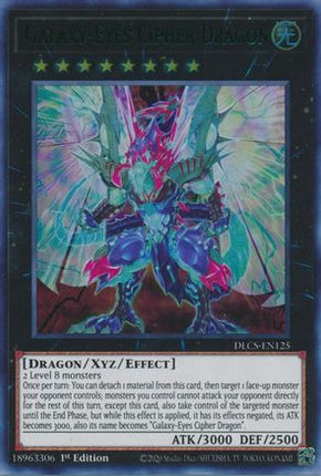 Galaxy-Eyes Cipher Dragon (Green) (Ultra Rare) [DLCS-EN125] 1st Edition