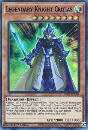 Legendary Knight Critias (Purple) (Ultra Rare) [DLCS-EN002] 1st Edition