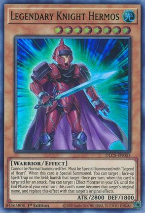 Legendary Knight Hermos (Green) (Ultra Rare) [DLCS-EN003] 1st Edition